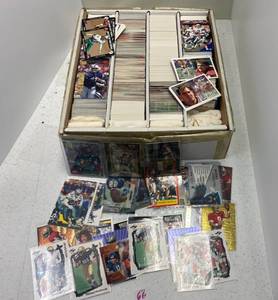 Large Group Of Misc. Football Cards Some In Protective Sleeves