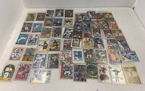 Group Of Misc. Football Cards In Protective Sleeves
