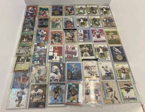 Group Of Misc. Football Cards In Protective Sleeves