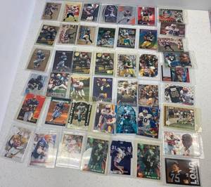 Group Of Misc. Football Cards In Protective Sleeves