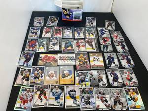 Group Icluding O-Pee-Chee Rainbow And Upper Deck Misc. Hockey Cards (Some In Protective Sleeves)