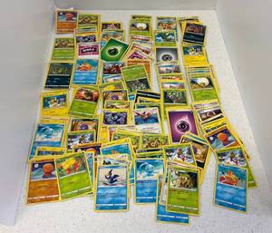 Group Of Pokemon Trading Cards