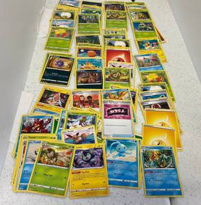Group Of Pokemon Trading Cards