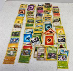 Group Of Pokemon Trading Cards