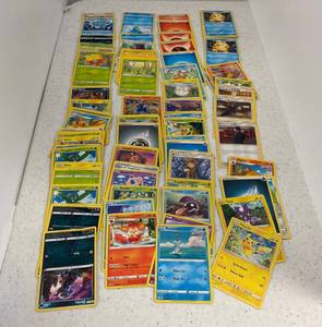 Group Of Pokemon Trading Cards