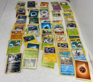 Group Of Pokemon Trading Cards