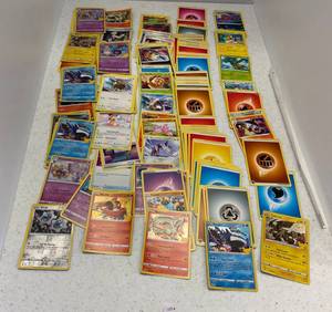 Group Of Pokemon Trading Cards