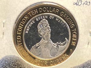 Four Queens 10-Dollar Token Silver Strike