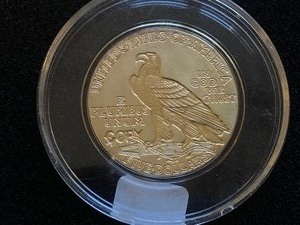 1929 $5 Gold Plated Copy