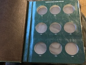 1986-To-Present Mint State American Eagles Silver Dollar Book