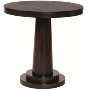 lot 147 image: Bernhardt 25 12 Dia x 26 Tall Round End Table, 339-123.
