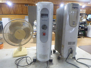 2 Electric Heaters and Fan