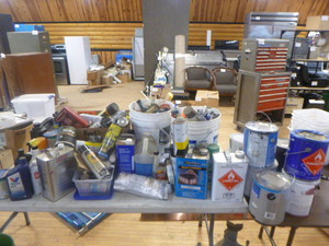 Large Lot of Garage Liquids