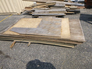 Miscellaneous Sheets of Plywood