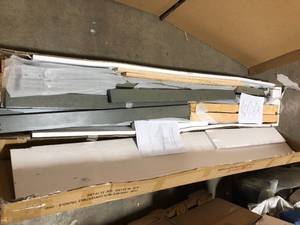 lot 23 image: Utopia 4niture Amethyst 78 in. Twin Platform Bed with AdjusTable Trundle - No Hardware - Good Condition - Review all pictures