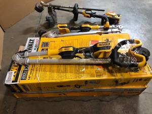 lot 25 image: Mix Pallet of Dewalt Tools - Customer Returns - Includes Weed Trimmers - Review all pictures