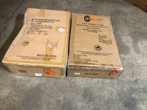 lot 29 image: Mix Lot of Indoor Furniture end table and more Customer Returns see Pics