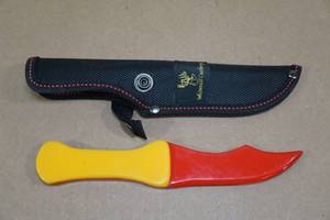 Plastic Training Knife with Whitetail Cutlery Nylon Sheath