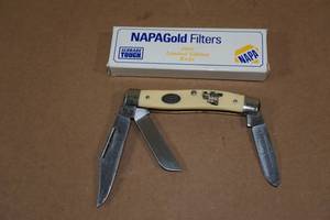 Schrade 3 Blade Pocket Knife - NAPA Gold Filters