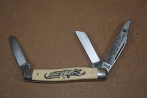 Schrade 3 Blade Pocket Knife - Booker Drilling