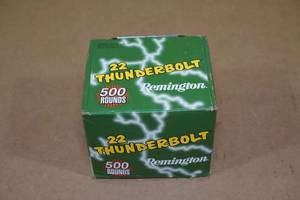 500 Remington 22 Thunderbolt .22 LR 40 Gr RN Ammo