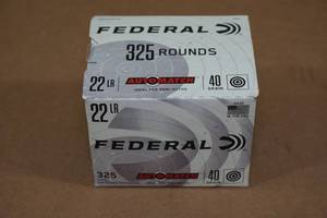 325 Federal Automatch .22 LR 40 Gr Ammo