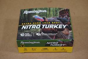 10 Remington Nitro Turkey 12 Gauge 3-12 5 Shot Shotshells