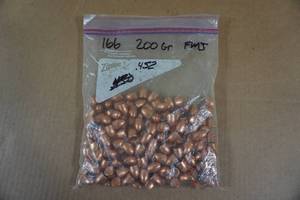 166 .452 200 Gr FMJ Bullets