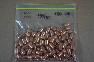100 .400 180 Gr HP Bullets