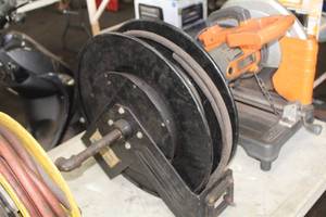 lot 770 image: ATD AirWater Hose Reel with Air Hose