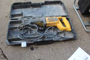 lot 790 image: DeWalt DW304P Reciprocating Saw with Case