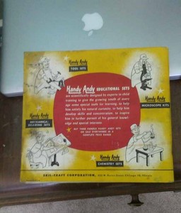 Vintage Handy Andy Paperbacks Work and Play in the World of Chemistry and Your Introduction To Chemistry, and 8 - 3D Glasses