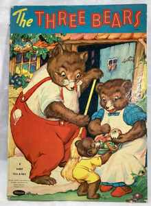 Vintage Big Big Story Book and a Whitmans Childrens Book The Three Bears