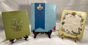 Three Whitmans Childrens Books including Little Red Riding Hood 1961, Lucky Four Leaf Clover Fuzzy Mittens