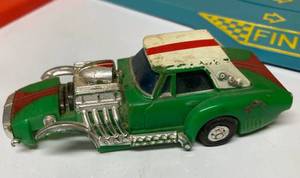 Ideal Mini Motorific Speed Trial Mark I Racing Set with Only One Slot Car and Missing One Piece of Track