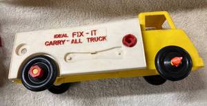 1972 Ideal Fix-It Carry-All Truck with Two Plastic C Clamps - Not Part of the Truck