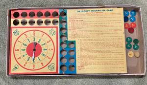 Vintage Milton Bradleys Woody Woodpecker Game