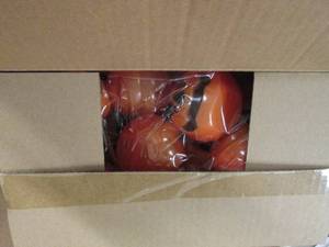 box of pumpkin string lights , meat...