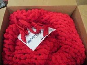 50 inch x 60 inch chunky knit blank...