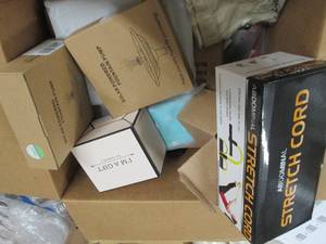 box of solar powered fountain pumps...