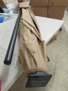 solar lighted umbrella ...