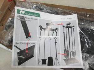 fireplace tools and holder ...