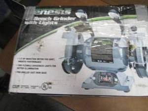 Genesis 6 BENCH GRINDER WITH LIGHT...