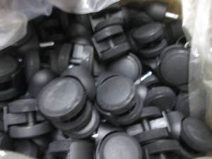 Box of Black Caster Wheels ...