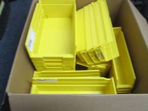 Box of Assorted Yellow Organizing B...