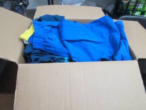 Box of Assorted Scrubs couple new...