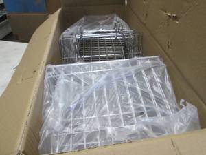 Case of 6 Uline Wire Baskets - 12 x...