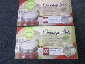 200 Aozita Regular Canning Lids...