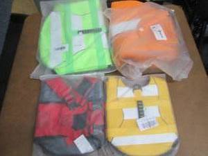 4 Dog Life Jackets...