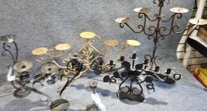 lot 53 image: Decorative Candle Holders